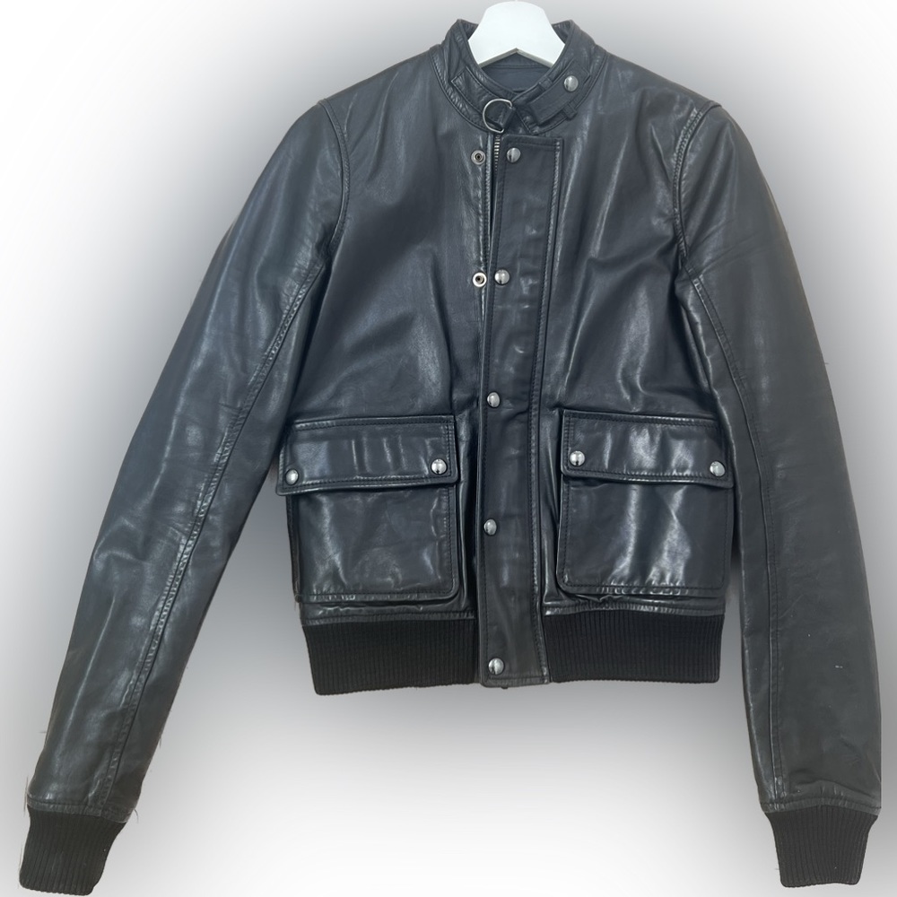 Diesel Black Gold Womens Bomber leather jacket